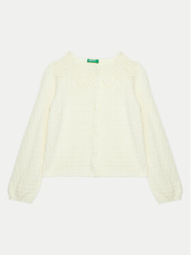 United Colors Of Benetton United Colors Of Benetton Cardigan 1076G500J Bianco Regular Fit