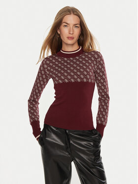 Guess Guess Pullover W3BR81 Z37K0 Dunkelrot Regular Fit