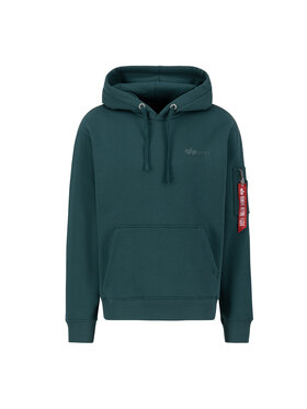 Alpha Industries Alpha Industries Bluza Air Force Hoodie Zielony Regular Fit
