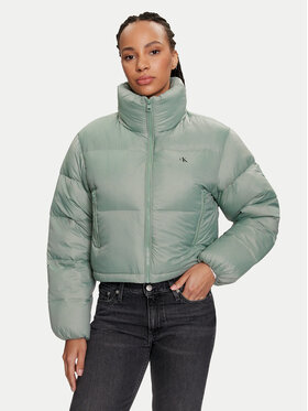 Calvin Klein Jeans Calvin Klein Jeans Pūkinė striukė J20J223577 Žalia Relaxed Fit