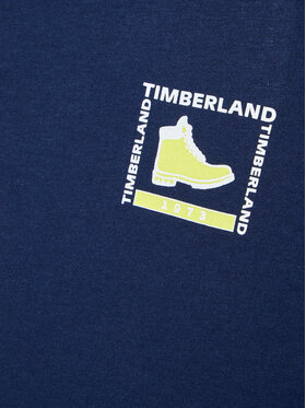 Timberland Majica T25T84 S Mornarsko Modra Regular Fit