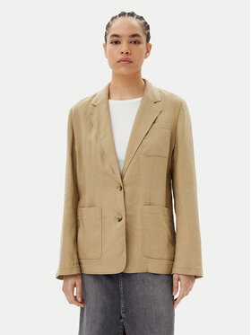 Tommy Hilfiger Tommy Hilfiger Marynarka Ess WW0WW44757 Beżowy Regular Fit
