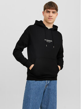 Jack&Jones Jack&Jones Sweatshirt Vesterbro 12241687 Schwarz Relaxed Fit