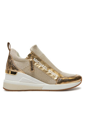 MICHAEL Michael Kors MICHAEL Michael Kors Sneakers Willis Wedge Trainer 43R5WIFS3D Goldfarben