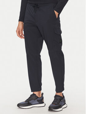 BOSS BOSS Текстилни панталони T_Urbanex-CargoLight 50508339 Тъмносин Tapered Fit