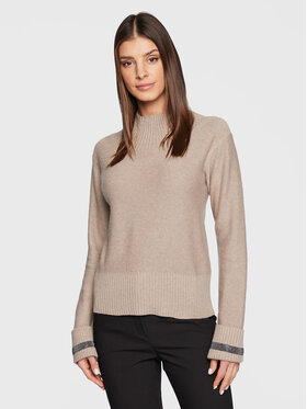 Fabiana Filippi Fabiana Filippi Megztinis MAD222W062 Smėlio Regular Fit