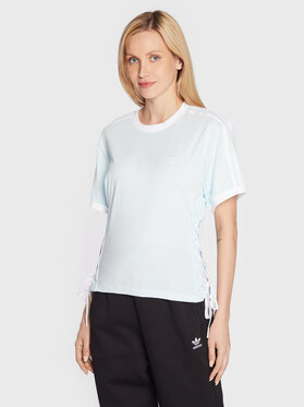 adidas adidas Póló Always Original Laced HK5063 Kék Loose Fit