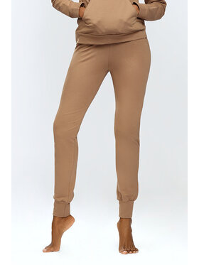DKaren Sport DKaren Sport Spodnie dresowe Seattle Brązowy Slim Fit