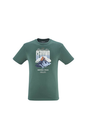 Millet Millet T-Shirt Cimaï Summit Ts Ss M Zielony Regular Fit