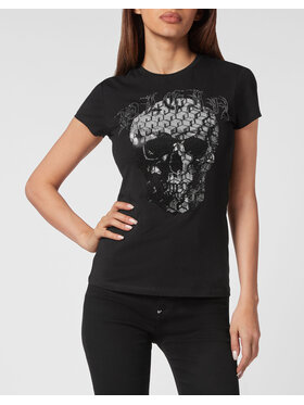 PHILIPP PLEIN PHILIPP PLEIN T-Shirt 7557 Czarny Regular Fit