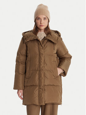 Weekend Max Mara Weekend Max Mara Kurtka puchowa Newbembo 2525496072 Brązowy Relaxed Fit