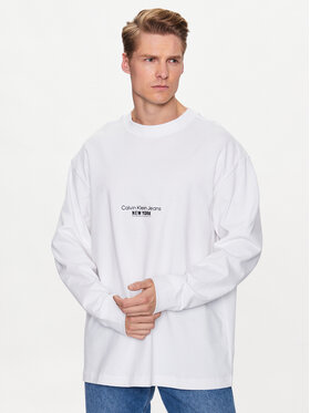Calvin Klein Jeans Calvin Klein Jeans Світшот J30J323098 Білий Regular Fit