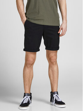 Jack&Jones Jack&Jones Medžiaginiai šortai Dave 12182549 Juoda Regular Fit