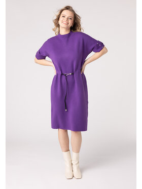 QUIOSQUE QUIOSQUE Sukienka codzienna QUIOSQUE 4VL006701 Fioletowy Regular Fit