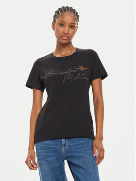 Aeronautica Militare Aeronautica Militare T-Shirt 242TS2354DJ638 Μαύρο Regular Fit