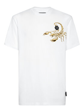 PHILIPP PLEIN PHILIPP PLEIN T-Shirt 811 Biały Regular Fit
