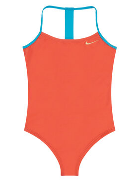 Nike Nike Бански костюм Solid Girl II NESS9629 Оранжев