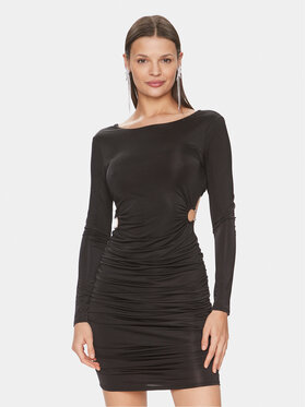 Guess Guess Coctailkleid Alexia W4GK75 KBAC2 Schwarz Slim Fit