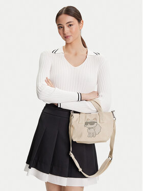 KARL LAGERFELD KARL LAGERFELD Ročna torba A3W50115 Écru