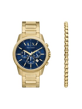 Armani Exchange Годинник Banks AX7151SET Золотий