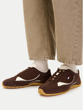 Tommy Jeans Tommy Jeans Sneakersy Archive '97 Lite Sued EN0EN02997 Brązowy