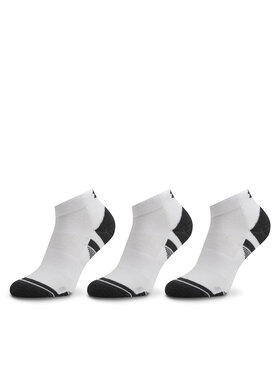 Under Armour Under Armour Súprava 3 párov kotníkových ponožiek unisex Ua Performance Tech 3Pk Low 1379504-100 Biela