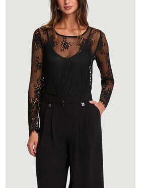 Morgan Morgan Bluse 261-TCITY Schwarz Regular Fit