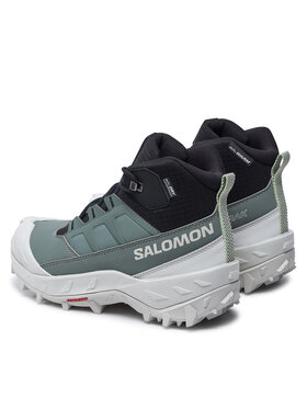 Salomon Trekking čevlji Crosstrak Waterproof L47570400 Zelena