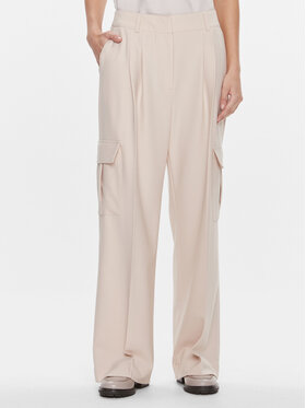 Herskind Herskind Spodnie materiałowe Louise 5011993 Beżowy Relaxed Fit