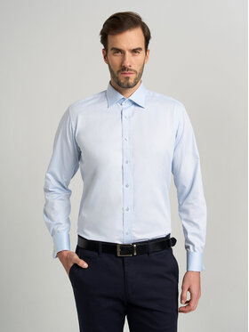 Willsoor Willsoor Koszula s47448 Niebieski Slim Fit