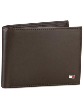 Tommy Hilfiger Tommy Hilfiger Голям мъжки портфейл Eton Cc Flap And Coin Pocket AM0AM00652/83362 Кафяв