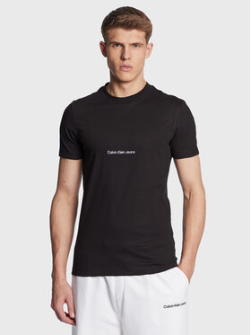Calvin Klein Jeans Calvin Klein Jeans T-Shirt J30J322848 Černá Slim Fit