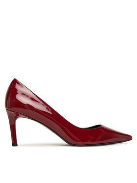 BOSS BOSS Pantofi cu toc subțire Gracey 50552759 Vișiniu