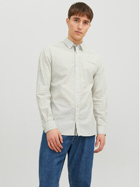 Jack&Jones Jack&Jones Cămașă 12235969 Alb Slim Fit