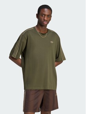 adidas adidas T-Shirt 159141 Zielony Oversize