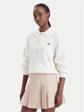 Lacoste Lacoste Светр AF8272 Кремовий Regular Fit