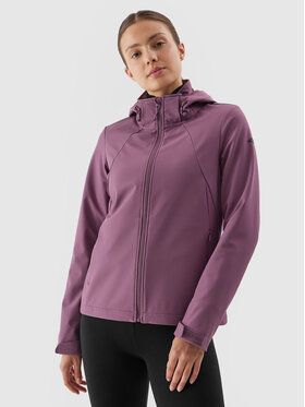 4F 4F Softshell jaka 4FAW23TSOFF152 Rozā Slim Fit