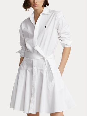 Polo Ralph Lauren Polo Ralph Lauren Kleid für den Alltag 211903189002 Weiß Regular Fit