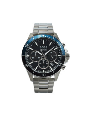 BOSS Boss Zegarek Troper 1514101 Srebrny