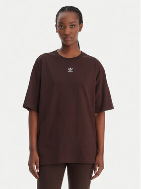 adidas adidas Футболка Essentials Boyfriend KD1371 Коричневий Oversize