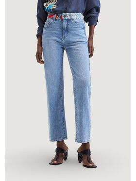Desigual Desigual Jeansy DENIM_WOODST Niebieski Casual Fit