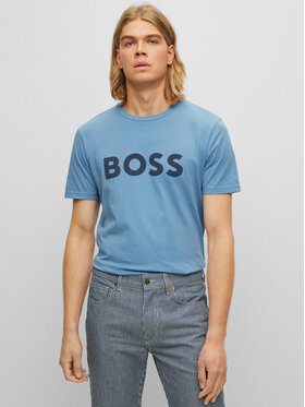 BOSS Boss T-shirt Thinking 1 50481923 Blu Regular Fit
