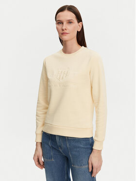 Gant Gant Μπλούζα Tonal Archive Shield 4200663 Μπεζ Regular Fit