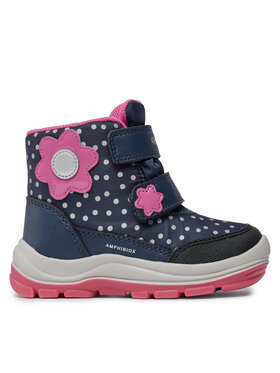Geox Geox Μπότες Χιονιού B Flanfil Girl B Abx B363WB 0MNBC C4268 S Σκούρο μπλε