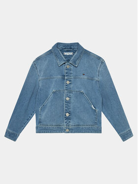 Tommy Hilfiger Tommy Hilfiger Džinsinė striukė Denim Trucker Jacket KG0KG07798 Mėlyna Slim Fit