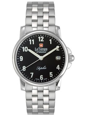 Le Temps Le Temps Zegarek LT1065.07BS01 Srebrny