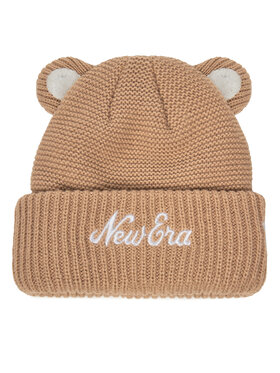 New Era New Era Шапка Teddy Bear Ears Cuff Knit Beanie 60580864 Кафяв
