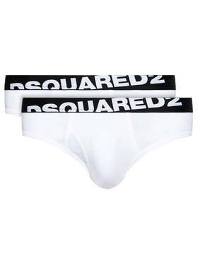 Dsquared2 Underwear Dsquared2 Underwear Σετ σλιπ 2 τμχ. DCX670030 Λευκό