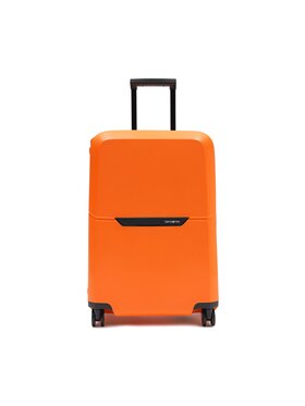 Samsonite Samsonite Średnia Twarda Walizka Magnum Eco 139846 0595 1BEU Pomarańczowy