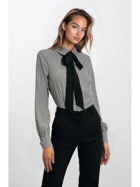 NIFE NIFE Halenka B183 Černá Feminine Fit